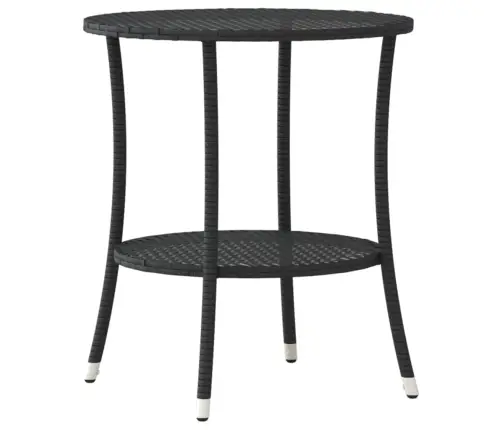 Dārza Krēsli, 2 Gab., Ar Galdu, Melna Pe Rotangpalma Vidaxl