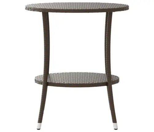 Dārza Krēsli, 2 Gab., Ar Galdu, Brūna Pe Rotangpalma Vidaxl