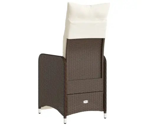 Allalastava Seljatoega Aiatoolid 2 Tk, Patjadega, Pruun