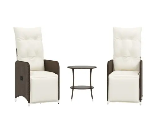 Allalastava Seljatoega Aiatoolid 2 Tk Lauaga, Pruun, Polürotang