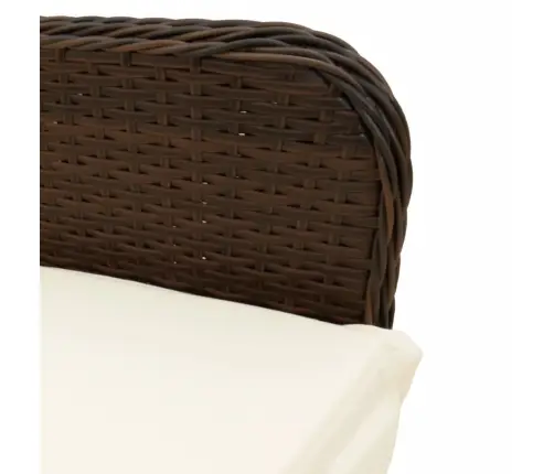 Allalastava Seljatoega Aiatoolid 2 Tk Lauaga, Pruun, Polürotang