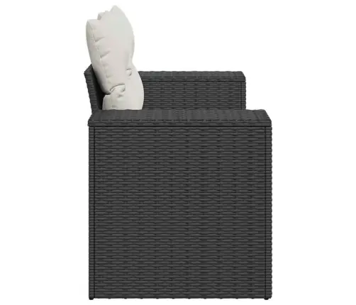 Divvietīgs Dārza Dīvāns Ar Matračiem, Melna Pe Rotangpalma Vidaxl Divvietīgs Dārza Dīvāns Ar Matračiem, Melna Pe Rotangpalma Vidaxl