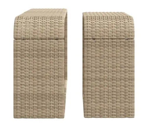 Plaukti, 2 Gab., Bēša Pe Rotangpalma Vidaxl