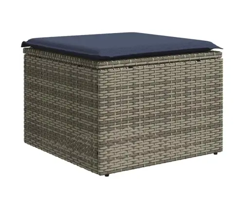 Dārza Soliņš Pelēka 55 X 55 X 37Cm Poliratāns Vidaxl