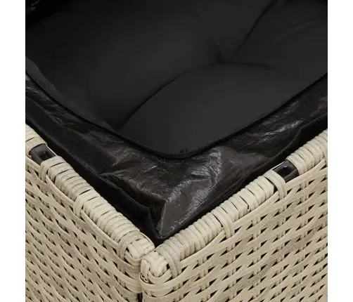 Dārza Krēsls, Matrači, Bez Roku Balstiem, Pelēka Pe Rotangpalma Vidaxl