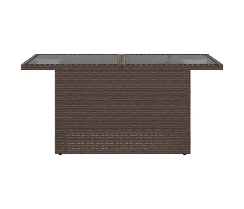 Aialaud Klaasplaadiga, Pruun, 100 X 55 X 73 cm Polürotang