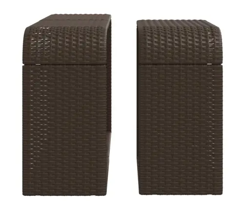 Plaukti, 2 Gab., Brūna Pe Rotangpalma Vidaxl