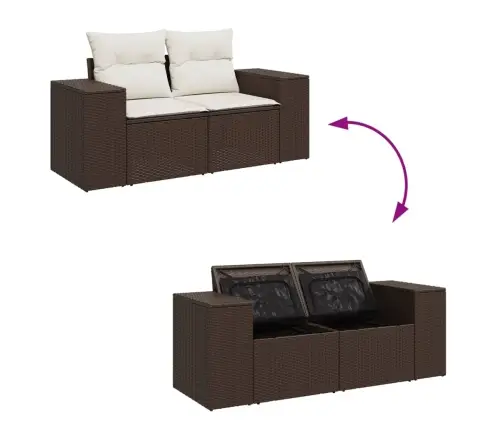 2-Kohaline Aiadiivan Koos Patjadega, Pruun, Polürotang