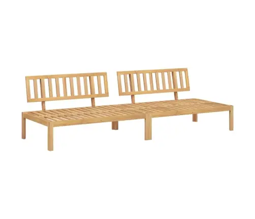 Vidējie Dārza Dīvāni, 2 Gab., Akācijas Masīvkoks Vidaxl