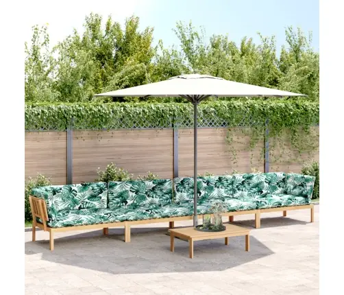 5-Osaline Kaubaalustest Diivanikomplekt Patjadega, Akaatsiapuit