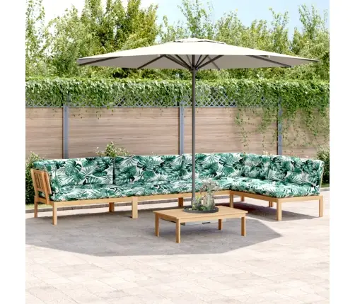 Sofos Komplektas Iš Palečių Su Pagalvėlėmis, 5 Dalių, Akacija