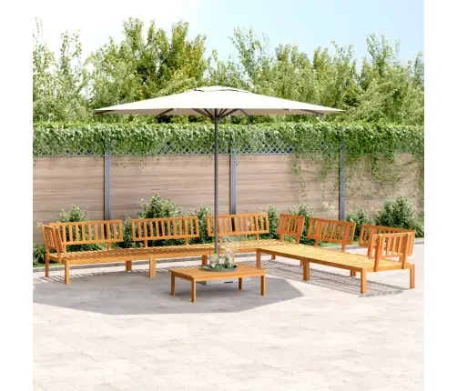 6-Daļīgs Dārza Palešu Dīvāna Komplekts, Akācija Vidaxl