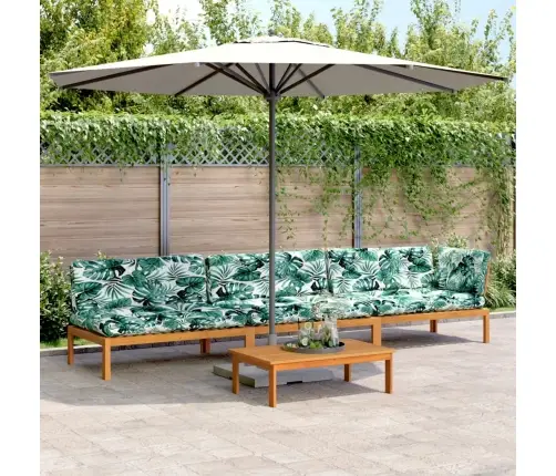 Sofos Komplektas Iš Palečių Su Pagalvėlėmis, 4 Dalių, Akacija