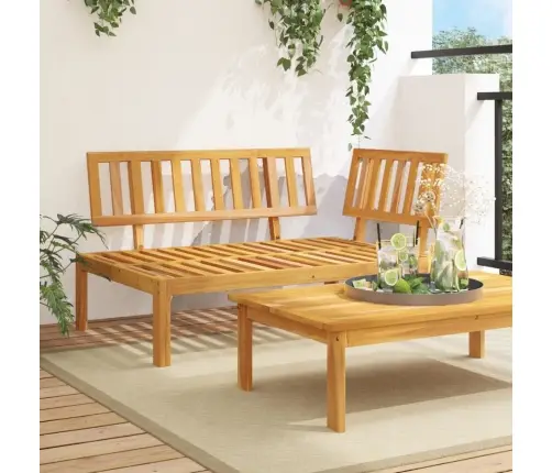 Dārza Palešu Stūra Dīvāns, Akācijas Masīvkoks Vidaxl