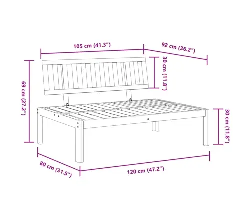 Kaubaalustest Keskmine Diivaniosa, Akaatsiapuit Kaubaalustest Keskmine Diivaniosa, Akaatsiapuit