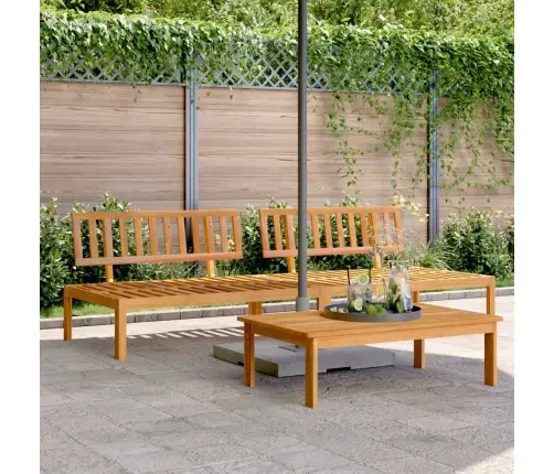 Kaubaalustest Keskmised Diivaniosad 2 Tk, Akaatsiapuit