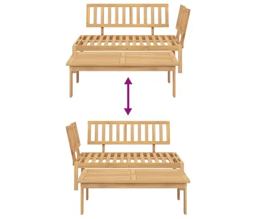 Dārza Palešu Dīvāni, 2 Gab., Akācijas Masīvkoks Vidaxl