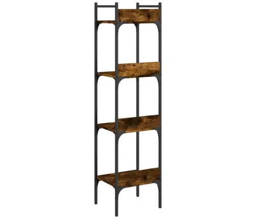 Grāmatu Plaukts, 4 Līmeņi, Ozola Krāsa, 35X30X138,5 Cm, Koks Vidaxl