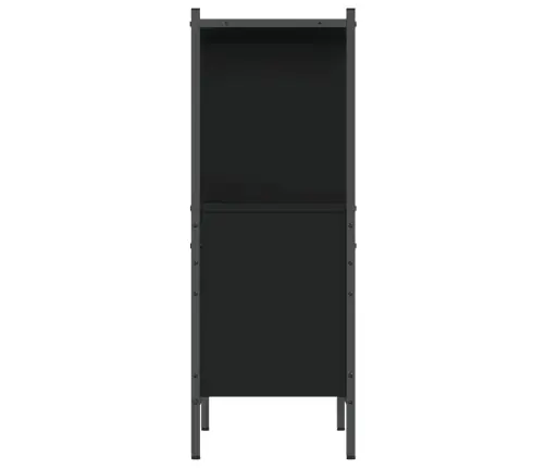 Grāmatplaukts, Melns, 72X28X77,5 Cm, Inženierijas Koks Vidaxl