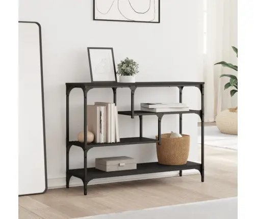 Konsoollaud, Must, 100 X 30 X 75 cm Tehispuit