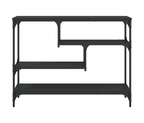 Konsoollaud, Must, 100 X 30 X 75 cm Tehispuit