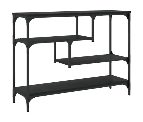Konsoollaud, Must, 100 X 30 X 75 cm Tehispuit