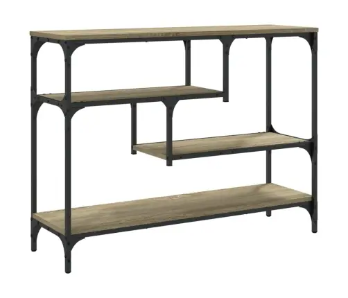 Konsoollaud, Sonoma Tamm, 100X30X75 cm Tehispuit