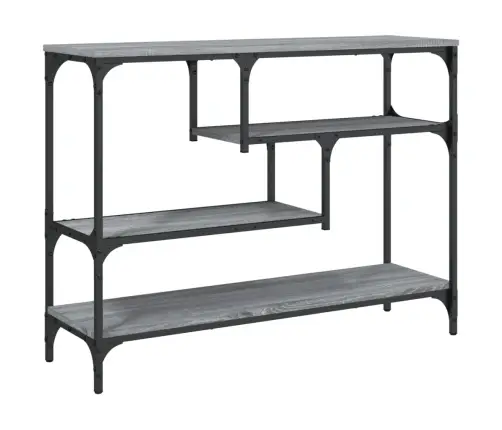 Konsolinis Staliukas, Pilkas Ąžuolo, 100X30X75cm Mediena