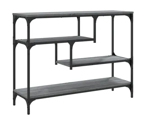 Konsolinis Staliukas, Pilkas Ąžuolo, 100X30X75cm Mediena