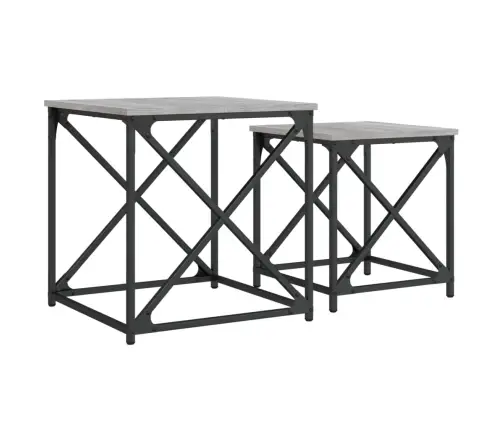 Üksteise Alla Mahtuvad Kohvilauad 2 Tk, Hall Sonoma Tamm