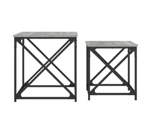 Üksteise Alla Mahtuvad Kohvilauad 2 Tk, Hall Sonoma Tamm