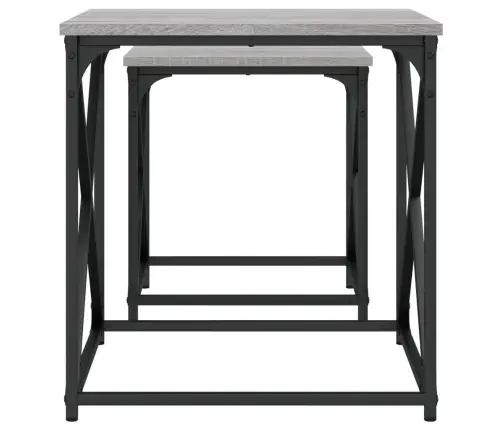 Üksteise Alla Mahtuvad Kohvilauad 2 Tk, Hall Sonoma Tamm