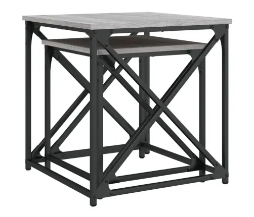 Üksteise Alla Mahtuvad Kohvilauad 2 Tk, Hall Sonoma Tamm