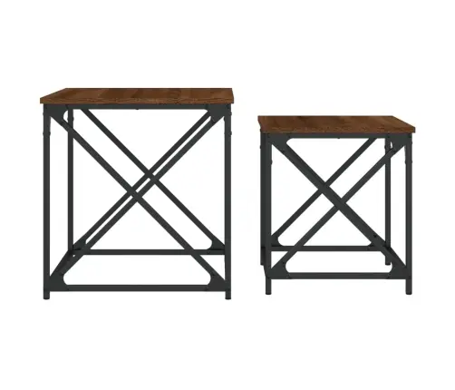 Sustumiami Kavos Staliukai, 2Vnt., Rudi Ąžuolo, Mediena