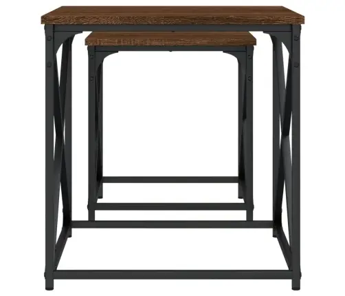 Sustumiami Kavos Staliukai, 2Vnt., Rudi Ąžuolo, Mediena