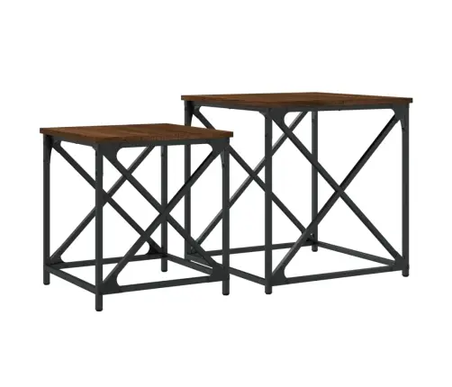 Sustumiami Kavos Staliukai, 2Vnt., Rudi Ąžuolo, Mediena