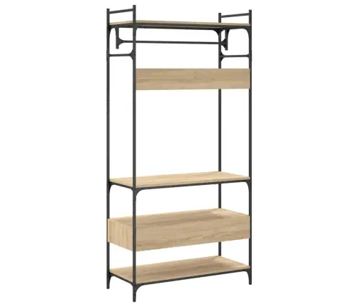 Skapis Ar Atvilktnēm, Ozolkoka Krāsa, 89X39X184,5 Cm Vidaxl