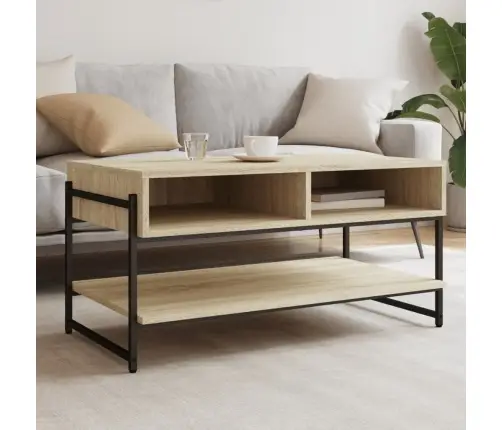 Kafijas Galdiņš, Ozola Krāsa, 90X50X45 Cm, Inženierijas Koks Vidaxl