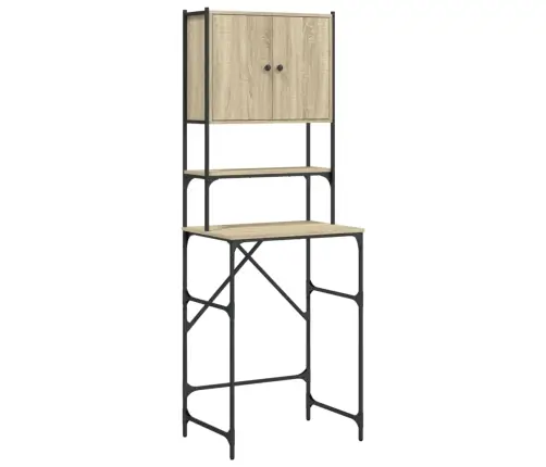 Veļasmašīnas Skapītis, 68X48,5X194 Cm, Ozolkoka Krāsa Vidaxl