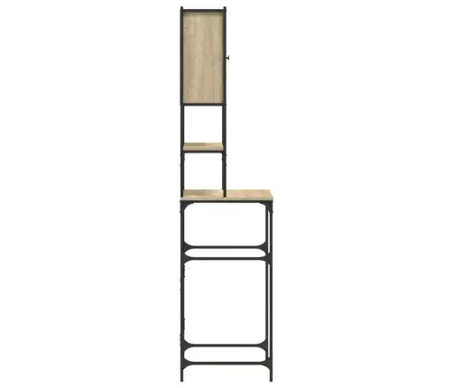 Veļasmašīnas Skapītis, 68X48,5X194 Cm, Ozolkoka Krāsa Vidaxl