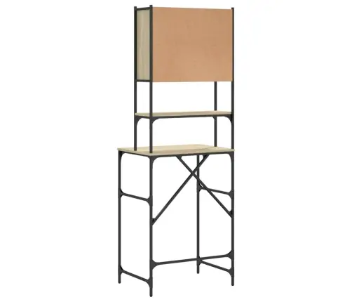 Veļasmašīnas Skapītis, 68X48,5X194 Cm, Ozolkoka Krāsa Vidaxl