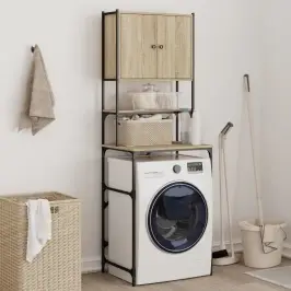 Veļasmašīnas Skapītis, 68X48,5X194 Cm, Ozolkoka Krāsa Vidaxl