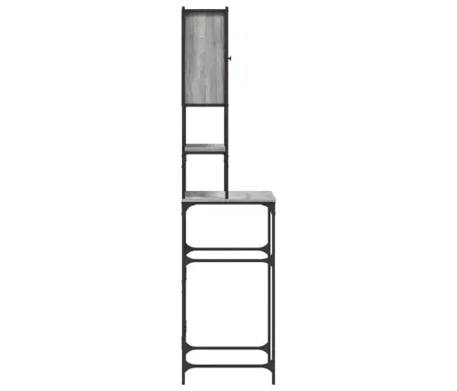 Veļasmašīnas Skapītis, Pelēcīga Ozola Krāsa, 68X48,5X194 Cm Vidaxl