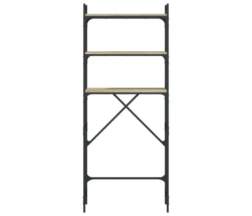 Veļasmašīnas Plaukts, Ozolkoka, 67X25X163 Cm, Inženierijas Koks Vidaxl