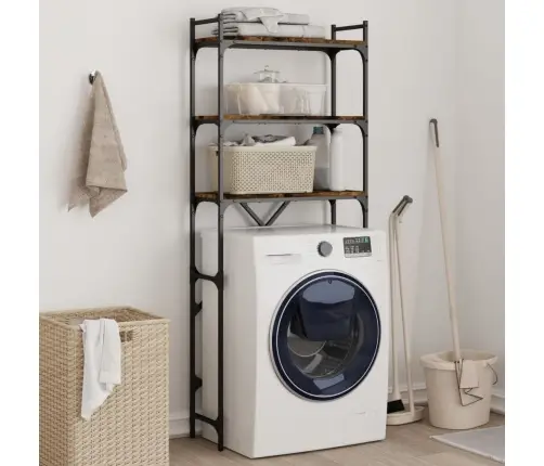 Skalbimo Mašinos Lentyna, Dūminio Ąžuolo, 67X25X163cm Mediena