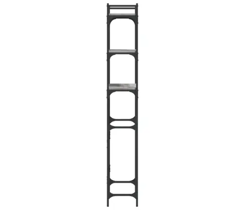 Veļasmašīnas Plaukts, Pelēks, 67X25X163 Cm, Inženierijas Koks Vidaxl