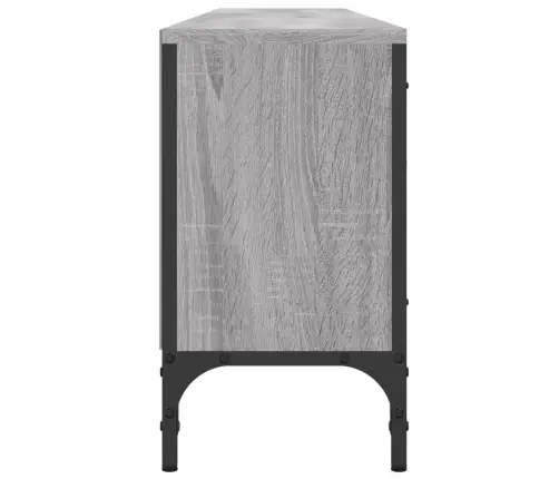 Tv Spintelė Su Stalčiumi, Pilka, 200X25X44cm Apdirbta Mediena Tv Spintelė Su Stalčiumi, Pilka, 200X25X44cm Apdirbta Mediena