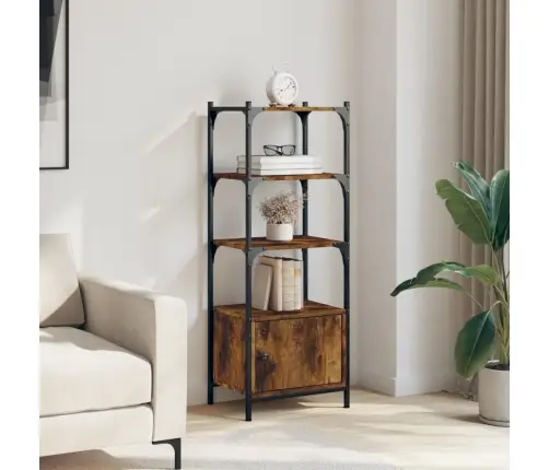 Grāmatu Plaukts, 3 Līmeņi, Ozola Krāsa, 41X30X109,5 Cm, Koks Vidaxl