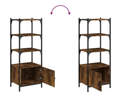 Grāmatu Plaukts, 3 Līmeņi, Ozola Krāsa, 41X30X109,5 Cm, Koks Vidaxl