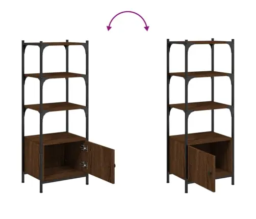 Grāmatu Plaukts, 3 Līmeņi, Ozola Krāsa, 41X30X109,5 Cm, Koks Vidaxl